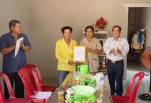 Công ty TNHH Liên doanh Antraco tài trợ 50 triệu đồng xây dựng nhà Đồng đội