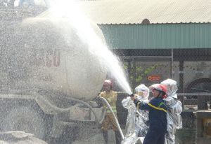 Công ty TNHH Liên doanh Antraco thực tập phương án chữa cháy