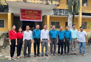 Lễ khởi công công trình “nâng cấp, cải tạo phòng khám nhân đạo huyện Tri Tôn”