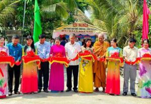 Tri Tôn đưa tuyến đường kênh Sà Lôn vào sử dụng