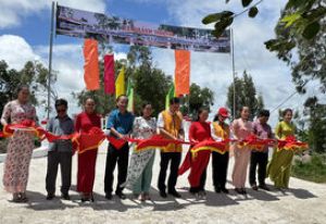 Xã Ô Lâm khánh thành cầu Kênh Sườn 2 trị giá hơn 527 triệu đồng