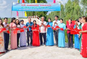 Xã Vĩnh Gia khánh thành cầu Kênh U2